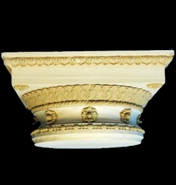 Roman Doric Wood Capital - Interior Wood Capitals
