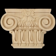 Romani Ionic Style Wood Carved Capital