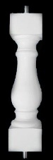 Brunswick Baluster or Choice of Stair Baluster for Custom Balustrade Systems - Classic Stone Material by Chadsworth Columns: shop.columns.com