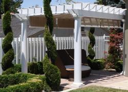 Custom Pergola Design 4022 - Exterior Custom Garden Structures - Chadsworth Columns: shop.columns.com