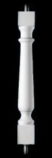 Fort Fisher Design - Standard Baluster or Stair Baluster for Custom Balustrade Systems - Classic Stone Material by Chadsworth Columns: shop.columns.com