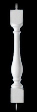 Kenan Baluster for Custom Balustrade Systems - Classic Stone Material by Chadsworth Columns: shop.columns.com