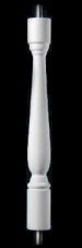 Rodanthe Design - Standard Baluster or Stair Baluster for Custom Balustrade Systems - Classic Stone Material by Chadsworth Columns: shop.columns.com