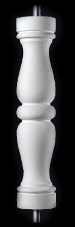 Southport Design - Standard Baluster or Stair Baluster for Custom Balustrade Systems - Classic Stone Material by Chadsworth Columns: shop.columns.com
