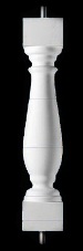 Wilmington-26 Baluster for Custom Balustrade Systems - Classic Stone Material by Chadsworth Columns: shop.columns.com