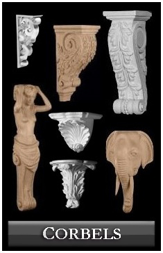 Corbels - Interior Architectural Millwork by Chadsworth Columns: shop.columns.com