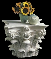Roman Corinthian Pedestal - Side Tables or Table Stands by Shop.columns.com - Chadsworth Columns - Elegant Home Products
