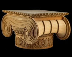 Greek Erechtheum with Necking wood capital