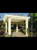Custom Pergola Design 3028 - Exterior Custom Garden Structures - Chadsworth Columns: shop.columns.com