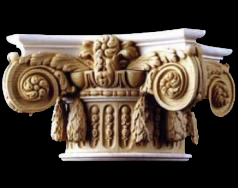 Modern French with Necking Wood Capital