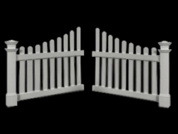 Advanced Cellular Vinyl Cottage Picket Wings - Arbor Accessories by Chadsworth Columns: shop.columns.com