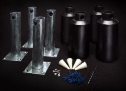 Pergola Surface Mounts for Exterior Vinyl Pergolas - Pergola Accessories by Chadsworth Columns: shop.columns.com