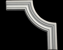 System B - Chatsworth Panel Corners - Set of 4 Polyurethane Panel Corners - Chadsworth Columns - shop.columns.com