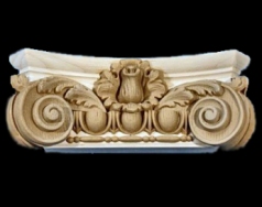 Roman Ionic - Italian Renaissance Wood Pilaster Capital