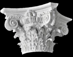 Modern Composite Round Column Capital