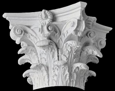 Round Roman Corinthian Capital