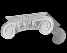 Round Roman Ionic Capital
