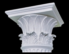 Greek Corinthian Column Capital - FRP - Round - Chadsworth Columns