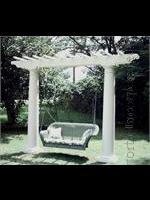 Freestanding Pergola Swing Set - Exterior Swing with Columns by Chadsworth Columns: shop.columns.com