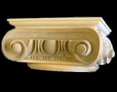 Roman Angular Naples Ionic Column Capital