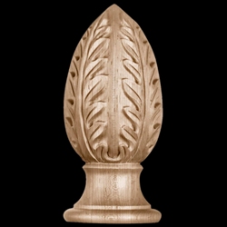 Acanthus Leaf Wood Finial - Architectural Home Additions - Chadsworth Columns