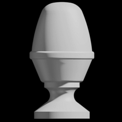 Alecia Acorn Finial - Polyurethane Decorative Finials - Shop.columns.com