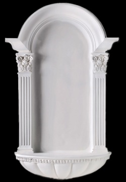 Decorative Wall Niche - Abassador Surface Mount Wall Niche - Shop.columns.com - 1-800-486-2118