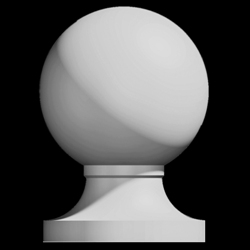 Birmingham Finial - Polyurethane Decorative Finials - Shop.columns.com