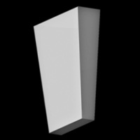 Lincoln keystone design made from polyurethane.