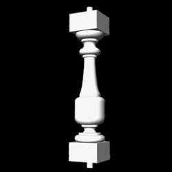 Foxborough Baluster Post - Polyurethane Material