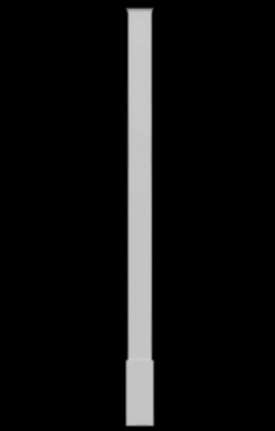 Plain, exterior entryway pilaster designs - polyurethane material - Shop.columns.com -1-800-486-2118