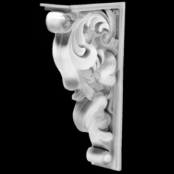 Chadsworth's Decorative Polyurethane Corbels - The Kingsley Design