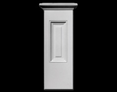 Majestic plinth designs - polyurethane paintable plinths for entryway pilasters - Shop.columns.com - 1-800-486-2118