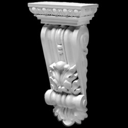 Chadsworth's Decorative Polyurethane Corbels - The Monticello Design