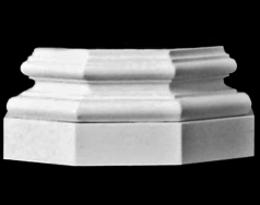 Architectural Column Base | Octagonal Wood Base Molding & Plinth