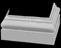 Square, Tuscan Base Molding - For a Non-Tapered Column