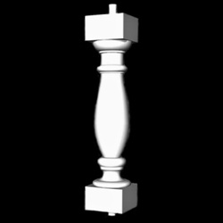 Ranashan Baluster Post - Polyurethane Material
