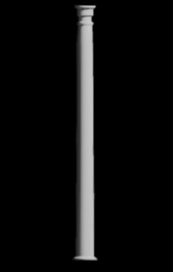 Chadsworth Columns - Ryann Half Round Pilaster Design - polyurethane decorative home entryway half column pilasters - architectural home products - Shop.columns.com - 1-800-486-2118