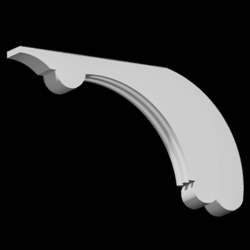 Sturdy, beautiful and long-lasting decorative polyurethane interior and exterior brackets by Shop.columns.com